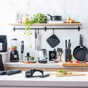 Set de cutite MasterChef, 5 piese, inox, maner ergonomic, negru - Img 9