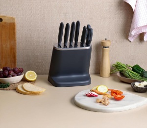 Set de cutite Zyliss 8 piese din otel japonez cu suport si foarfeca - Img 2