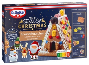 Set de Decorare pentru Casuta de Turta Dulce Dr. Oetker, 403 g, cu Zahar si Figurine Colorate