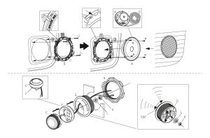 Set de difuzoare auto JBL Club 64C Gen 3-165mm Components de la Harman Kardon pentru un upgrade superior HiFi Compo - 210W max, sensibilitate ridicata, bas intens si raspuns mega de inalta frecventa - Img 8