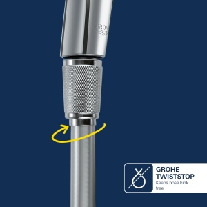 Set de dus Grohe Tempesta F Trigger Spray 30, crom, cu sistem anticalcar - Img 2