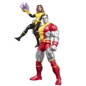 Set de Figurine Marvel Legends X-Men Kitty Pryde si Colossus, 15 cm, 7 accesorii
