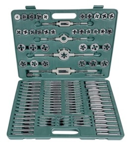 Set de filetare Bruder Mannesmann 110 piese M53255 cu valiza de depozitare - Img 2