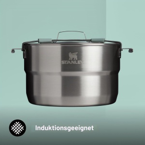 Set de gatit Stanley 1913 Wildfare 3.78L - Inox, pentru 4 persoane - Img 4