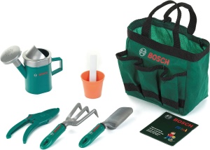 Set de gradinarit pentru copii Theo Klein 2787, cu unelte si ghid de plantare