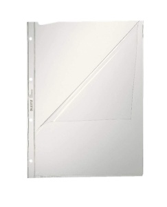 Set de huse pentru prezentare Leitz, 10 bucati, A4, glasklar, 0,08 mm PVC