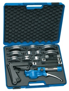Set de indoit tuburi hidraulic GEDORE, 11 piese, pentru tuburi de cupru si otel