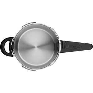 Set de inductie pentru oala sub presiune WMF Perfect One Pot 2 bucati, oala sub presiune 4.5l + 3l, semnal mare de gatit, 2 setari de caldura, maner capac detasabil, potrivit pentru toate tipurile de aragaz, otel inoxidabil - Img 11