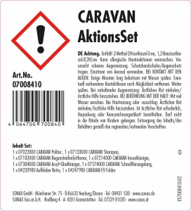Set de ingrijire pentru rulote SONAX Caravan AktionsSet, 6 produse esentiale - Img 8