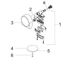 Set de instalare hansgrohe Exafill S pentru cada, crom, 19 lmin, design elegant - Img 3