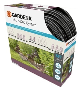 Set de irigare prin picurare Gardena Start Set Pflanzreihen S, 15 m, usor de instalat