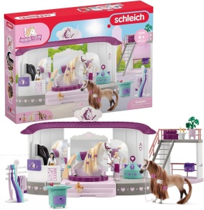 Set de Joaca Beauty Salon Schleich 42588, 99 Piese, Include Figurine