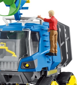 Set de Joaca cu Dinozauri Schleich 42604 Vehicul de Urmarire cu 5 Piese - Img 7