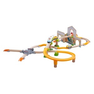 Set de joaca HABA Kullerbu 306745 Gara 59 piese pentru copii 2 ani - Img 2