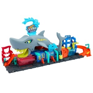 Set de joaca Hot Wheels - Autowaschanlage cu efect de schimbare a culorii, model HTN82 - Img 4