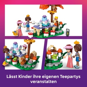 Set de Joaca LEGO Friends Teeparty in Padure - 116 Piese, 2 Figurine, Accesorii - Img 5