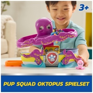 Set de Joaca PAW PATROL Oktopus cu Chase Racer si Baby Tintenfish, pentru copii de la 3 ani - Img 3