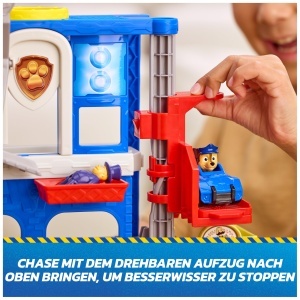 Set de Joaca PAW PATROL Quartier de Salvare cu 3 Figurine si Masina, 30 cm - Img 7
