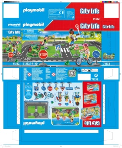 Set de Joaca PLAYMOBIL City Life 71332 - Parcurs cu Biciclete, 34 Piese, pentru Copii de la 4 Ani - Img 8