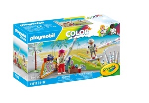 Set de Joaca PLAYMOBIL Color 71515 Skatepark cu 44 de Piese, Stifte Abasabile, 2 Figurine - Img 2