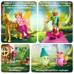 Set de Joaca PLAYMOBIL cu Unicorn Magic, Casuta de Zane si Accesorii, 71838 - Img 4