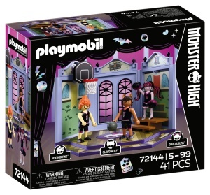 Set de joaca PLAYMOBIL Monster High Sporthalle cu Draculaura, Clawd Wolf si Heath Burns - Img 5
