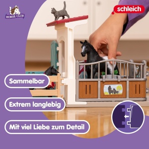 Set de Joaca Schleich - Boxa pentru Cai cu Stuta si Fohlen, 34 Piese - Img 3