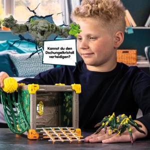 Set de Joaca Schleich ELDRADOR Battle Cave cu Tarantula de Jungle, 28 Piese - Img 2