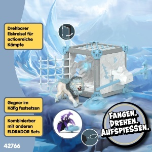 Set de Joaca Schleich Eldrador Battle Cave Eislowe, 31 Piese, Aventuri Feroce - Img 4