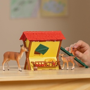 Set de Joaca Schleich Farm World - Futterung der Waldtiere, 39 Piese, pentru Copii de la 3 Ani - Img 2
