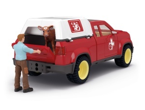 Set de Joaca Schleich - Ferma cu Veterinar, 29 Piese, Include Masina si Calf - Img 8