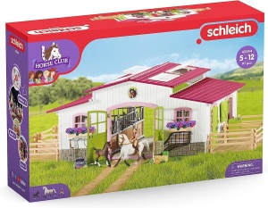 Set de Joaca Schleich - Ferma Ecvestra cu Lissi si Cai, 97 Piese - Img 10