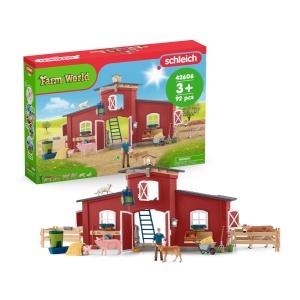 Set de Joaca Schleich - Ferma Mare cu Casa de Fermier, 92 Piese - Img 1