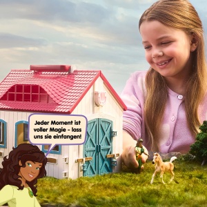Set de Joaca Schleich - Grajd cu 60 Piese, 2 Figurine Cai si Accesorii - Img 2