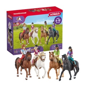 Set de Joaca Schleich Horse Club 72221 cu 40 Piese, Figurine si Accesorii