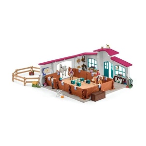 Set de Joaca Schleich Horse Club - Reithalle Peppertree 42639, 179 Piese, pentru Copii de la 5 Ani - Img 4