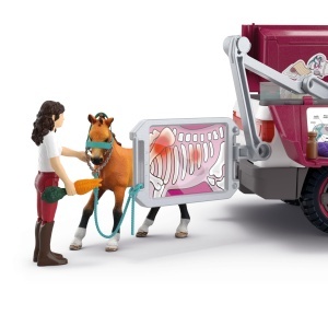 Set de Joaca Schleich - Veterinar Mobil cu Remorca, 90 Piese - Img 8