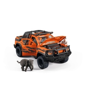 Set de Joaca Schleich WILD Life - Vehicul de Salvare in Jungla, 37 Piese