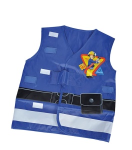 Set de joaca Simba - Costum de Pompier cu Vesta, Lanterna 11 cm, Walkie Talkie 14 cm - Img 2