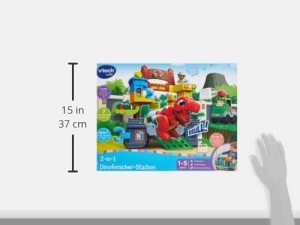 Set de joaca VTech Baby 2-in-1 Dinoforscher-Station cu muzica si figurine - Img 11