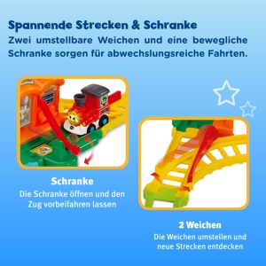 Set de joaca VTech Tut Tut Baby Flitzer - Gara cu tren si 2 vagoane, interactiv - Img 3