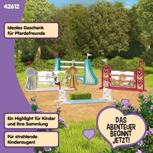 Set de joc Schleich Horse Club - 30 piese, accesorii pentru obstacole, pentru copii de la 5 ani - Img 5
