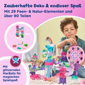 Set de Kugelbahn VTech Marble Rush Fairy Garden M500 E cu 78 piese - Img 5