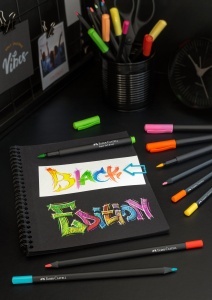 Set de Markere Faber-Castell Black Edition, 20 culori vibrante, pensula flexibila - Img 6