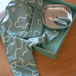 Set de Masa pentru Bebei BEABA, 4 Luni, Oferte Sanatoase, Culoare Salvie - Img 7