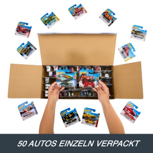 Set de Masini Hot Wheels, 50 de Vehicule, Detalii Autentice, 164 - Img 3