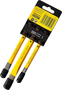 Set de Meisle Precision STANLEY, 3 piese, Crom-Vanadiu, 10x140mm, 12x150mm, 16x170mm - Img 2