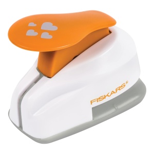 Set de perforatoare pentru confetti Fiskars 105320-1001, 4 forme, portocaliu - Img 9