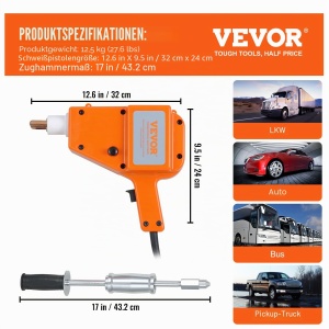 Set de Reparare Denti VEVOR 800 VA, 1600 A, cu Protectie Termica - Img 7