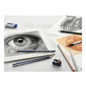 Set de schite cu carbune Faber-Castell 114002, 7 piese, ideal pentru incepatori - Img 4